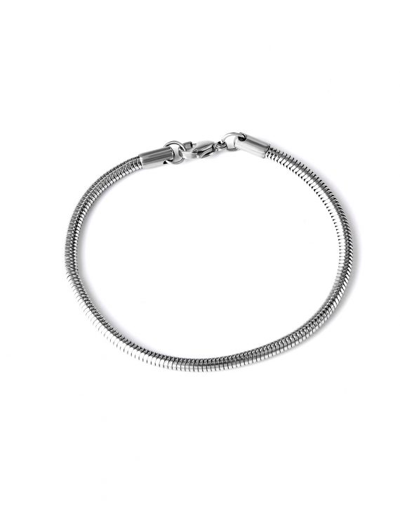 armbandje slang staal