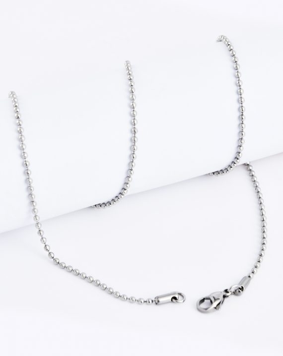 balletjesketting 3mm staal