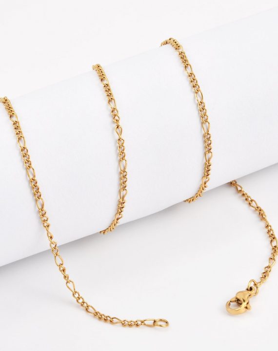 schakelkettinkje goldplated