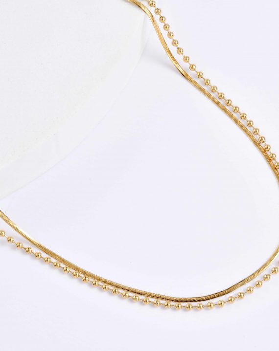 layerkettinkjes double goldplated