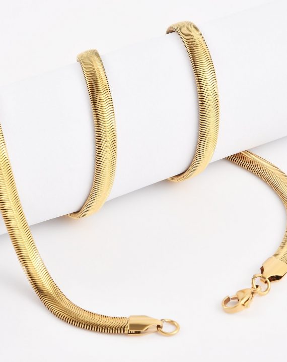 ketting slang goldplated
